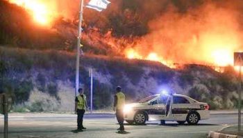 حريق في إسرائيل 