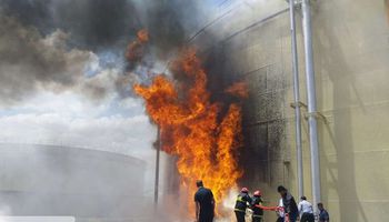حريق محطة طاقة في إيران 