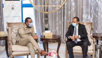 رئيس الوزراء السوداني عبد الله حمدوك ونظيره الإثيوبي آبي أحمد