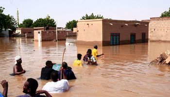 سيول وفيضانات نهرية في السودان 