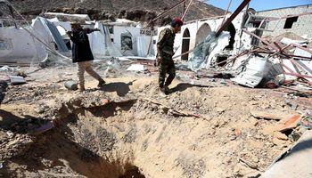 قصف صاروخي في اليمن (أرشيفية)