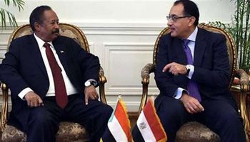 مدبولي ورئيس وزراء السودان