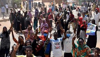مسيرات في السودان 