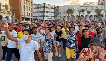 مظاهرات في طرابلس