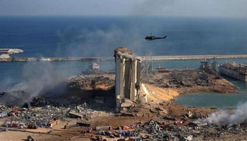 ميناء بيروت عقب الانفجار