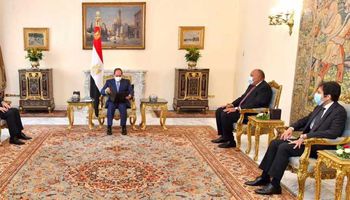 السيسي يستقبل وزير خارجية العراق