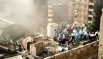 حريق معهد أزهري بصقر قريش