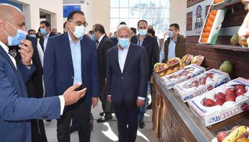 رئيس الوزراء يتفقد بازار بورسعيد الجديد 