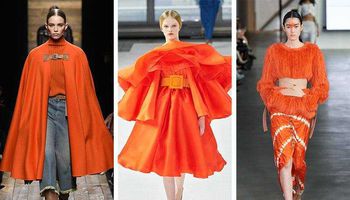أزياء باللون البرتقالي لوقف العنف ضد المرأة 