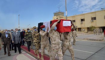 الجنازة العسكرية لشهيد الصاعقة البطل "على حسانين " بأسيوط