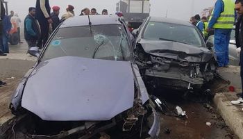 حادث تصادم طريق الإسماعيلية الصحراوي