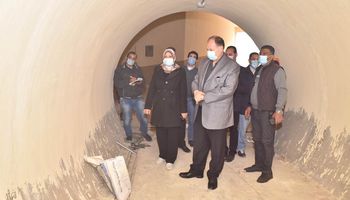 محافظ أسيوط يتفقد نفق الشيخ داوود ومستشفى القوصية 