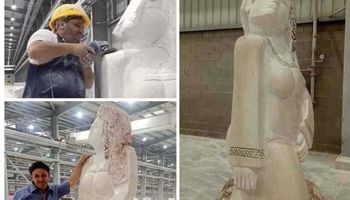 نحات تمثال مصر تنهض بعد إعادة تصميمه: