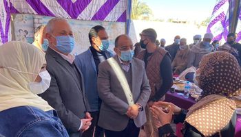 زيارة وزير التنمية المحلية لقرية البغدادي