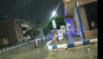 سقوط أمطار علي مطروح والساحل الشمالي 