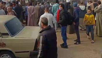 آلاف الأهالى يشيعون جثمان الشهيد محمد كرش بالواسطى 
