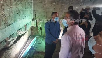 وزير الآثار يفتتح معبد إيزيس