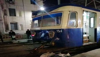 وفاة شاب إثر حادث تصادم قطارين بترام الرمل شرق الإسكندرية 