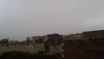 برق ورعد وأمطار غزيرة في بني سويف