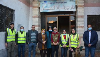 مجلس الشباب المصري ببورسعيد يجري أعمال صيانة دار المسنين