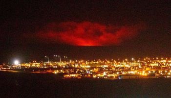 ثوران بركان قرب عاصمة أيسلندا  