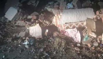  سقوط مئذنتي مسجد