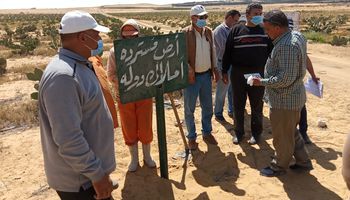 استرداد وحجز ادارى لأراضي بالبحيرة 