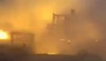حريق ضخم داخل منزل بقرية الحسينات في قنا