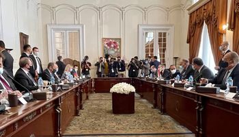 وزير الخارجية يعقد مباحثات مع وزير خارجية روسيا بالقاهرة