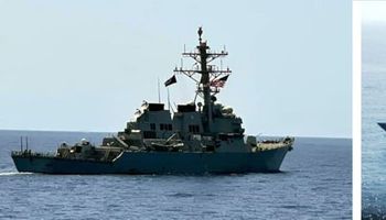 القوات البحرية المصرية والأمريكية تنفذان تدريبًا بحريًا عابرًا بنطاق الأسطول الجنوبي بالبحر الأحمر