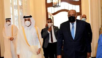  زيارة وزير الخارجية القطري إلى القاهرة