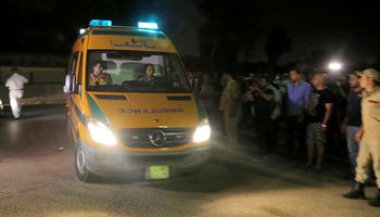 سيارات الإسعاف المصري لقطاع غزة