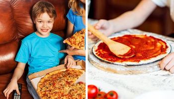البيتزا والأطفال
