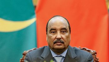  الرئيس الموريتاني السابق  