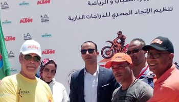 انطلاق  سباق رالى مصر للدراجات البخارية بوادي الريان بالفيوم