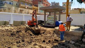 تنفيذ مشروعات صرف صحي وإحلال كوبري دسوق العلوي بدسوق فى كفر الشيخ 