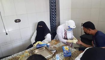 توقيع الكشف الطبي على 4224 مريض خلال أسبوع بكفر الشيخ