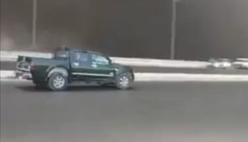 حريق سيارة نقل محملة بالوقود بطريق الأوتوستراد