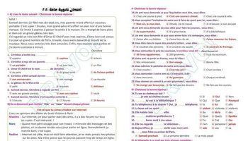 إجابة امتحان الفرنساوي للثانوية العامة
