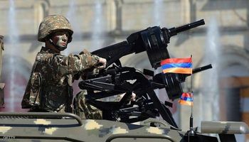 جندي على الحدود في ارمينيا