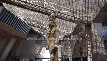 الأعمال في المتحف المصري الكبير