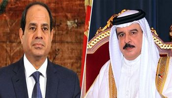 الرئيس عبد الفتاح السيسي وملك البحرين