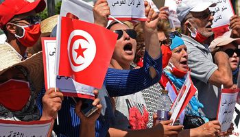 المظاهرات في تونس