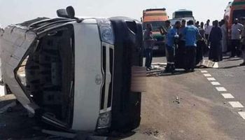 حادث على طريق بورسعيد / دمياط