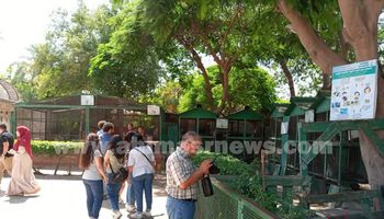 إقبال المواطنين على حديقة حيوان الإسكندرية ثاني أيام العيد
