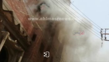 حريق منزل في سوهاج