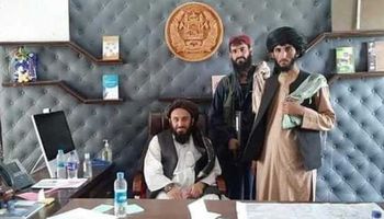 طالبان في قصر الرئاسة