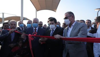 افتتاح جراج الاهلي مدينة نصر 