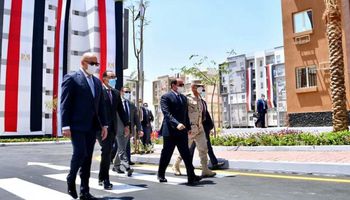 الرئيس السيسى بأفتتاح مدينة بدر 