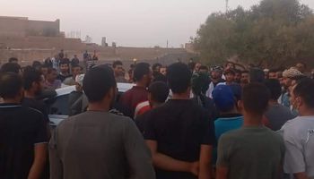 تشييع جثمان ابن قنا بعد مقتله في ليبيا